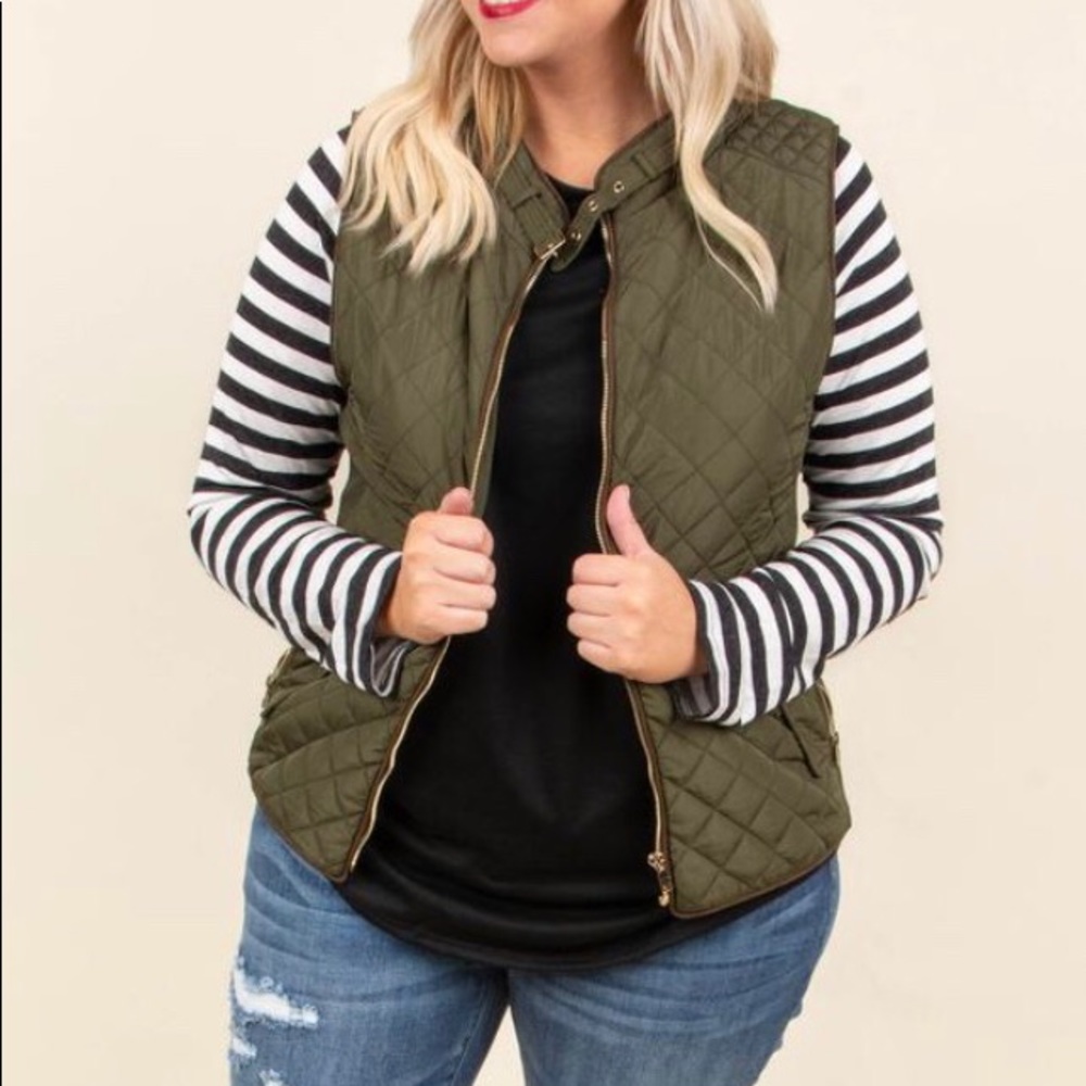 Chic Soul Olive Vest